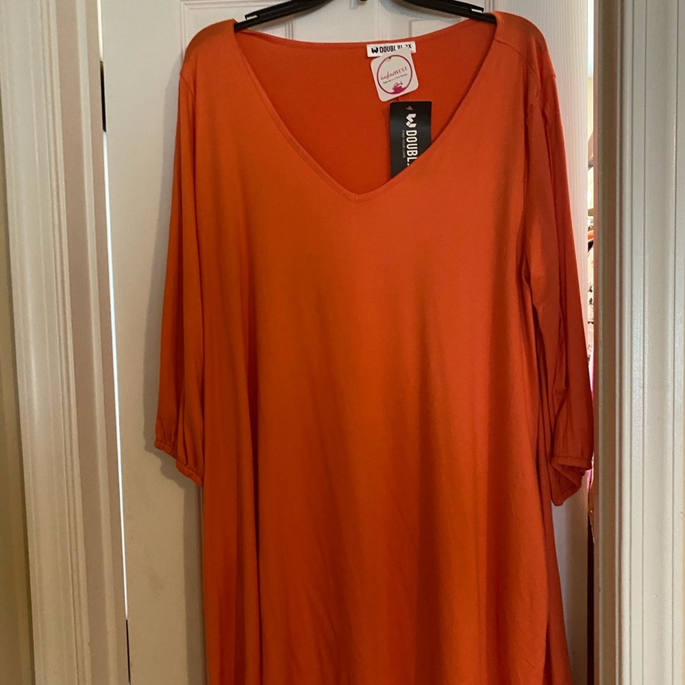 Gorgeous Coral Cold Shoulder Dress